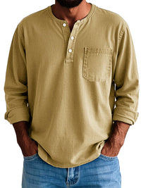 Logan™ - Herren Langarmhemd in Khaki
