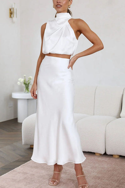 Megani | Elegantes Maxi-Rock-Set