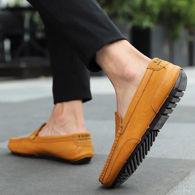Fudus | Atmungsaktive Leder Herren Mokassins
