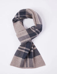 Beige/Grau gestreift