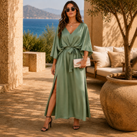 Maren | Leichtes Maxikleid für Sommertage in Grün