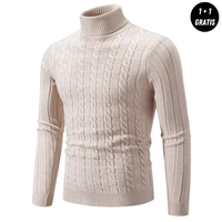 Eleganter Herbstpullover für herren - KENDRICK in Beige