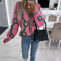 Zélie – Stylischer Oversize Cardigan in Rosa