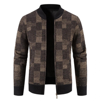 FYNN - Vintage Sweatjacke in Braun