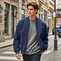 Leandre - Stylische Herren-Bomberjacke in Blau