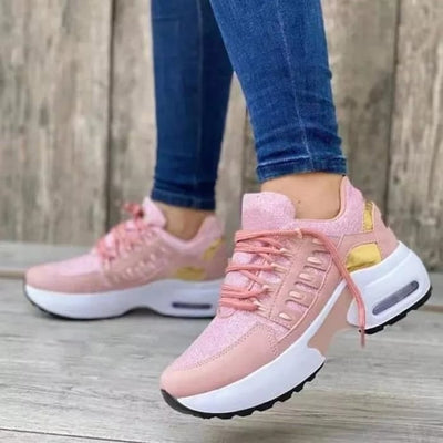Sportliche Sneaker mit klobiger Sohle für Damen