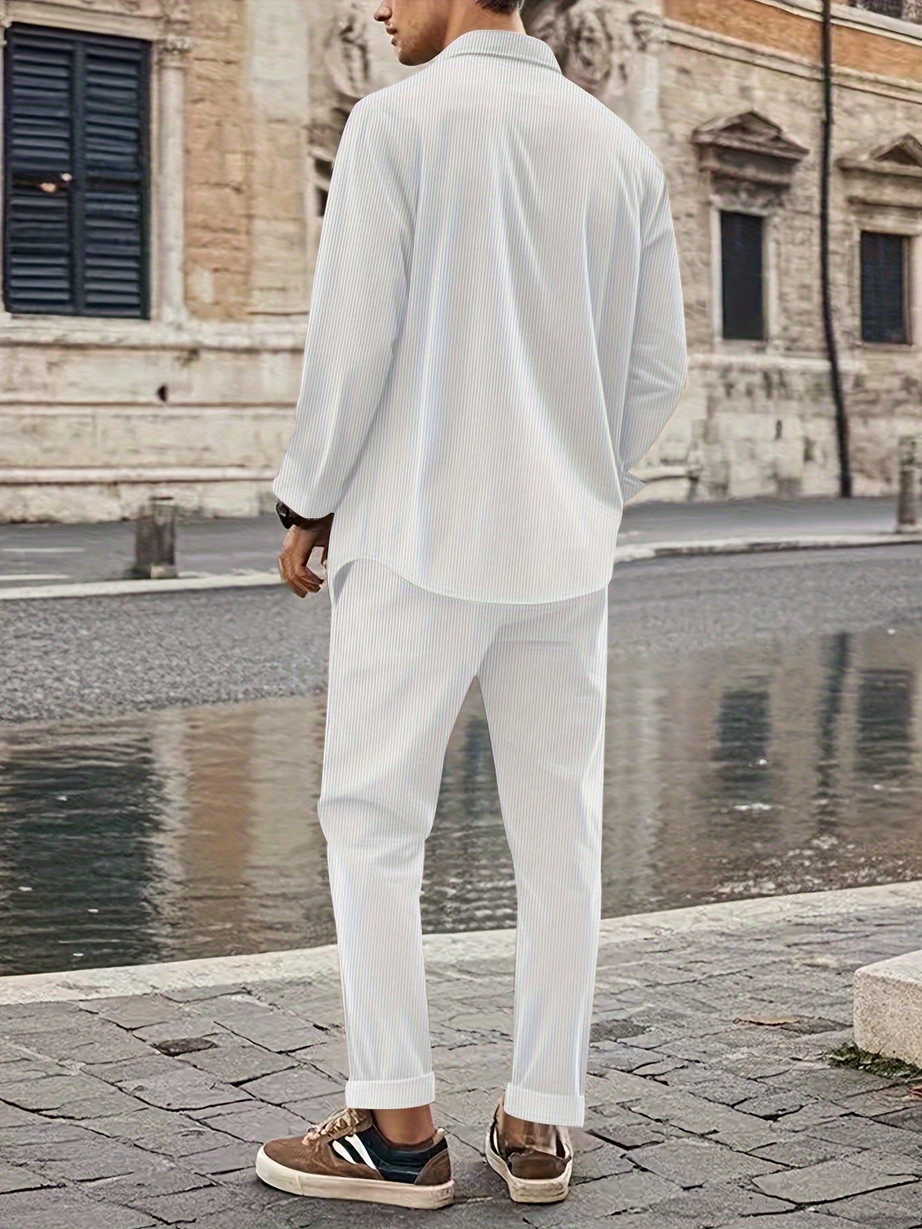 Lässiger Sportlicher Reißverschluss Trainingsanzug mit Jacke und Hose für Herren | Perfekt für Outdoor-Aktivitäten