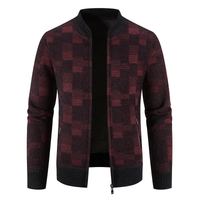 FYNN - Vintage Sweatjacke in Rot