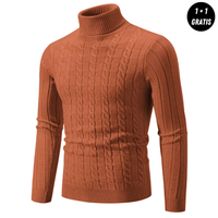 Eleganter Herbstpullover für herren - KENDRICK in Braun