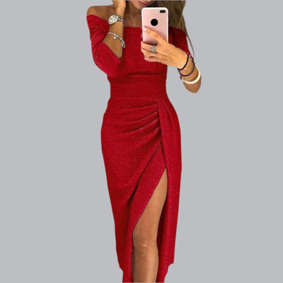 Gerlind™ | Elegantes Off-Shoulder Kleid