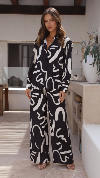 Sybille - Gestreiftes Outfit Set für Frauen
