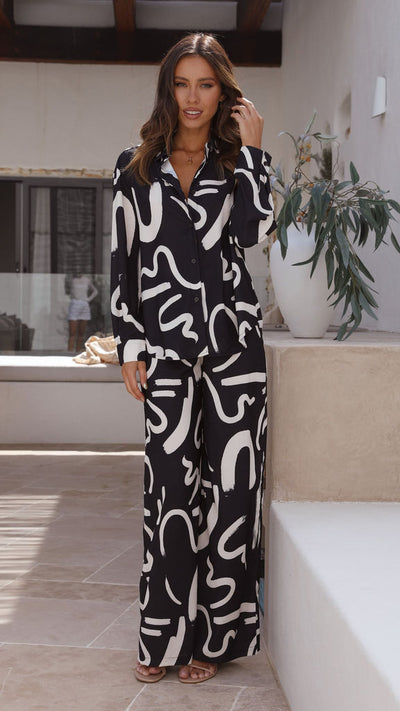 Sybille - Gestreiftes Outfit Set für Frauen