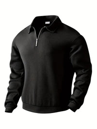 Maximilian – Moderner Pullover im Vintage-Stil in Schwarz