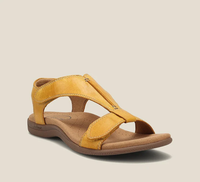 Amélie Moulin | Damen Orthopädische Modesandalen Elegant Komfort Sommer in Gelb