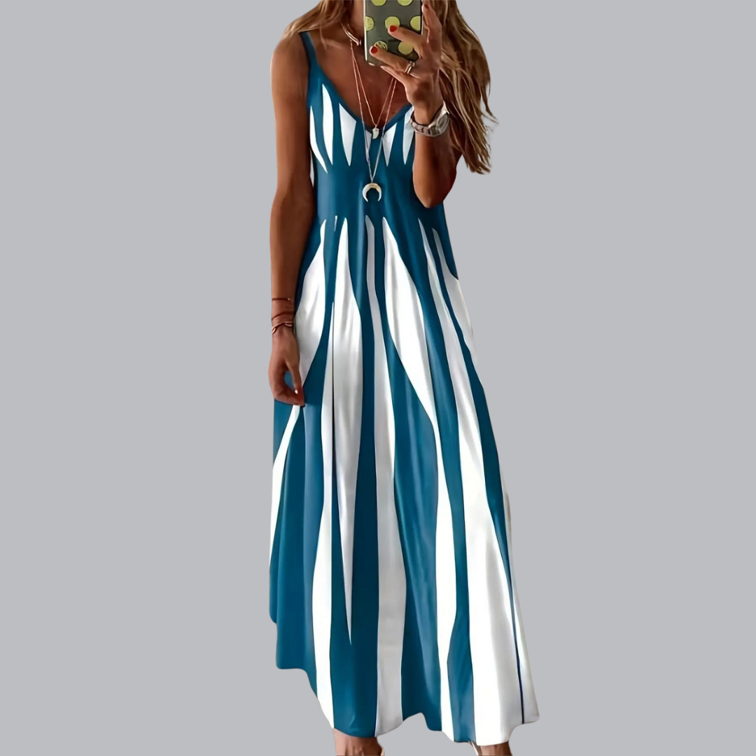 Milena™ | Luftiges Maxikleid mit fließendem Schnitt