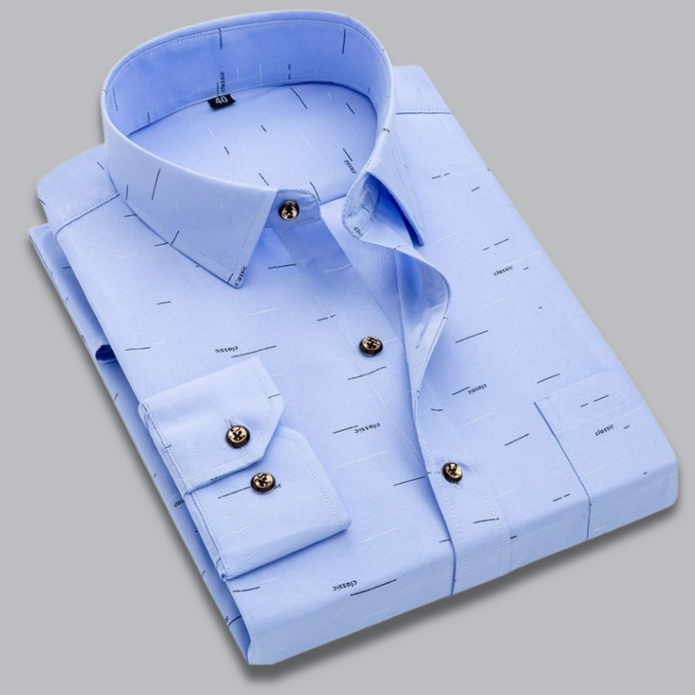 Ingmar™ | Premium Hemd in Hellblau