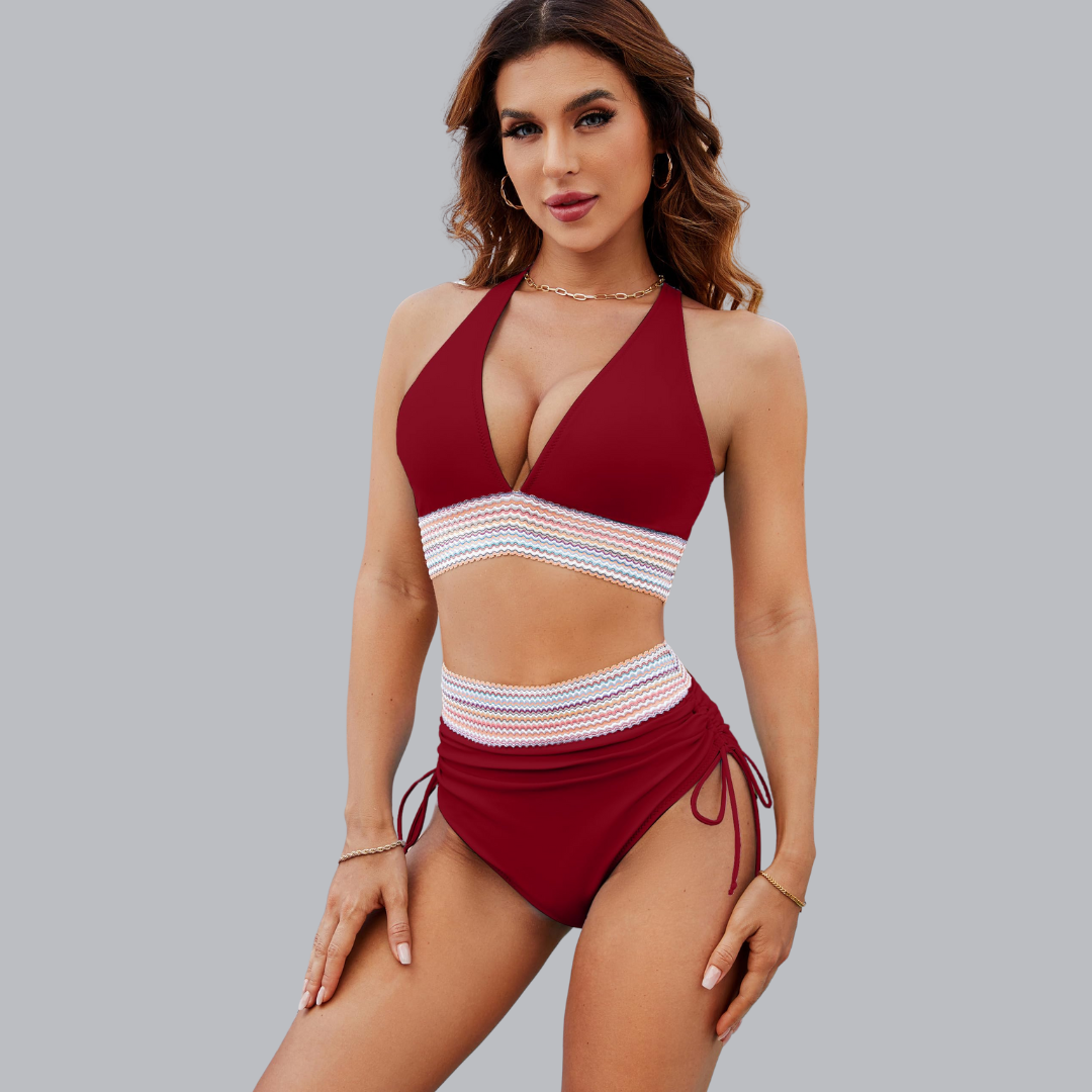 Catharina™ | Hochtailliertes Bikini-Set