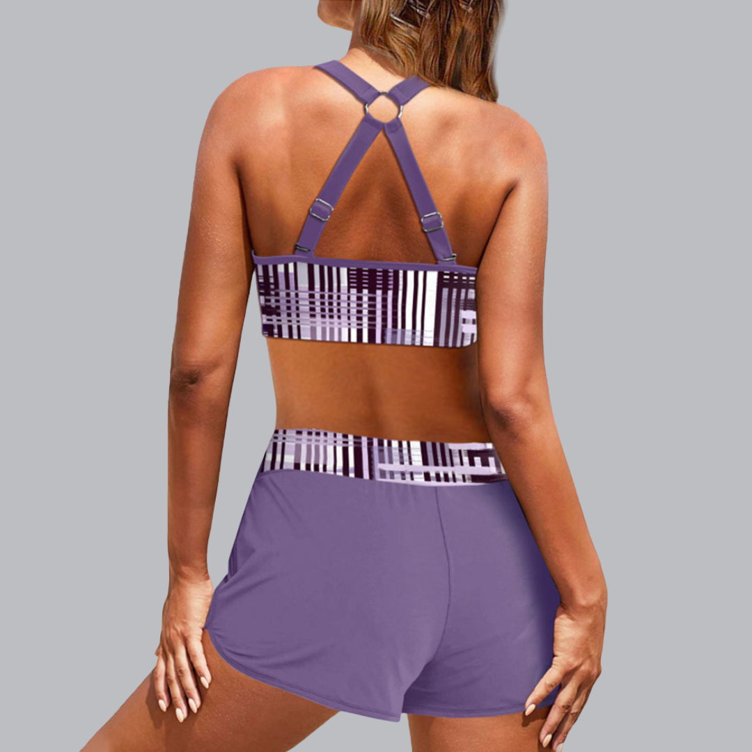 Janette™ | Hochtailliertes Ripp-Bikini