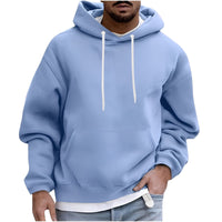 Benson - Bequemer und warmer Hoodie in Hellblau