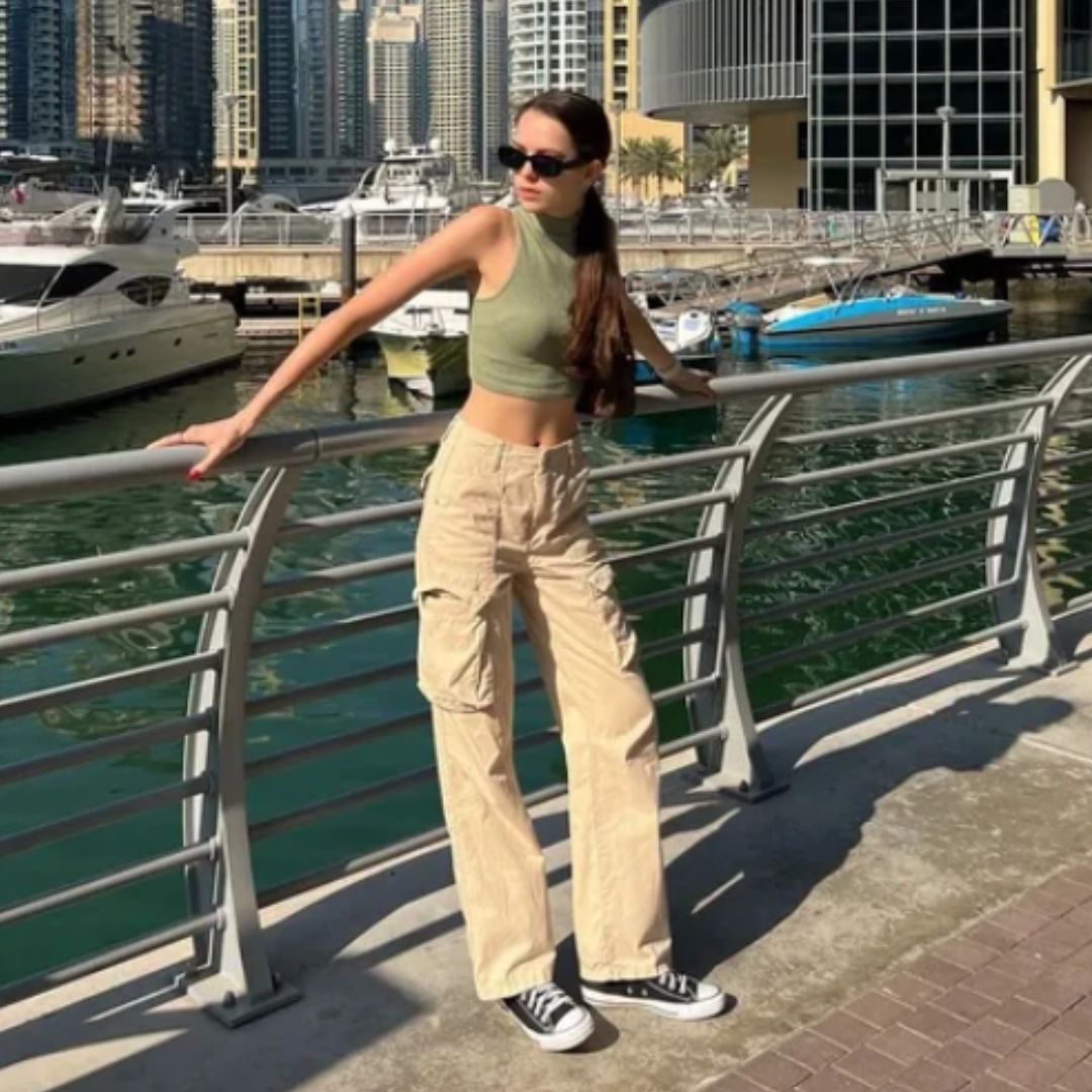 Bilha® | Lässige Cargohose für Damen