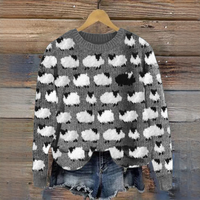 Marta - Schicker Pullover in Grau