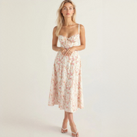 Liana - Schickes Midikleid in Rosa