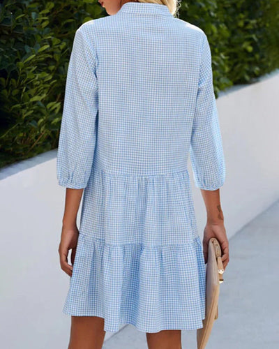 Fudus | Sommerliches Locker Sitzendes Kleid Mit V-Ausschnitt