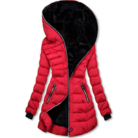 Jasmine - Modische Damen-Kapuzenjacke in Rot