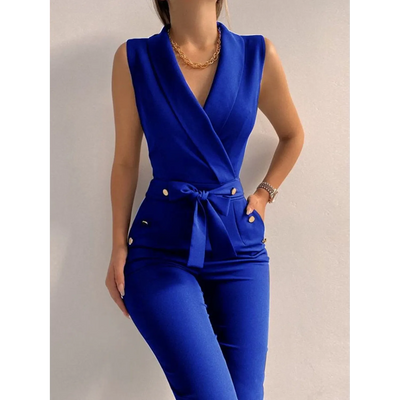 Sassie | Eleganter Langer Jumpsuit