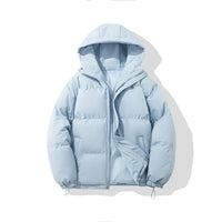 Felisha - Bequeme Kapuzenjacke in Hellblau