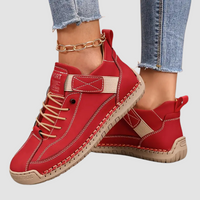 Alina | Damen Orthopädische Slip-on Sneaker in Rot