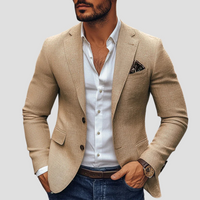 Mateo | Herren Slim Fit Blazer Elegant Business Modern Professionell in Beige