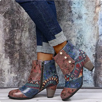 Eleonora | Stilvolle wasserdichte Retro-Stiefel