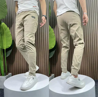 Leon | Premium Herren Cargo-Stretchhose in Beige