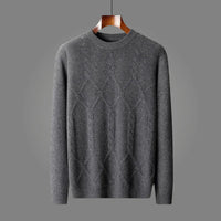 Nico | Stilvoller Strickpullover für Herren in Grau