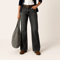 Majken - Lässig geschnittene Jeans für einen trendigen Look in Dunkelgrau
