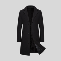 Stirling | Mantel in Schwarz