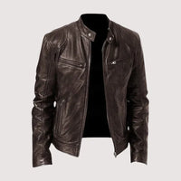 Patrick | Lederjacke für Herren in Braun
