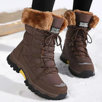 Rainer - Wasserdichte Winterstiefel für Damen in Braun