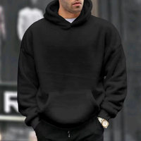 LYON – Der flauschige Unisex-Hoodie für den Herbst in Schwarz