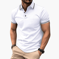 Kian | Modernes Poloshirt in Weiß