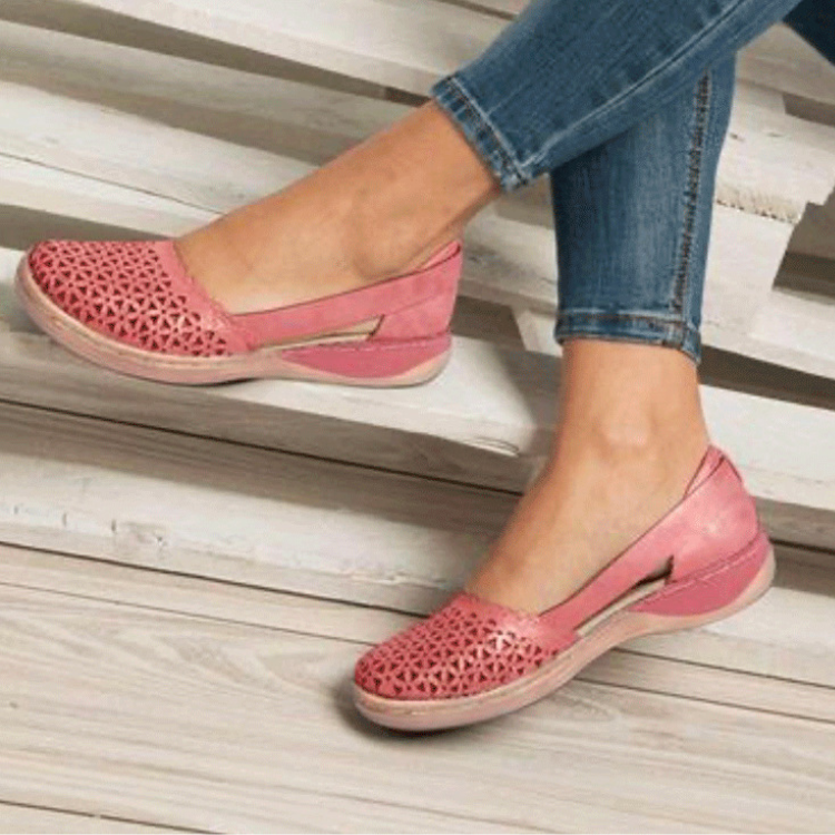 Fudus | Orthopädische Damen Flachsandalen Slip on Schuhe