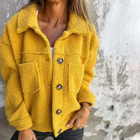 REESE – Exklusiver Herbst- und Wintermantel in Gelb