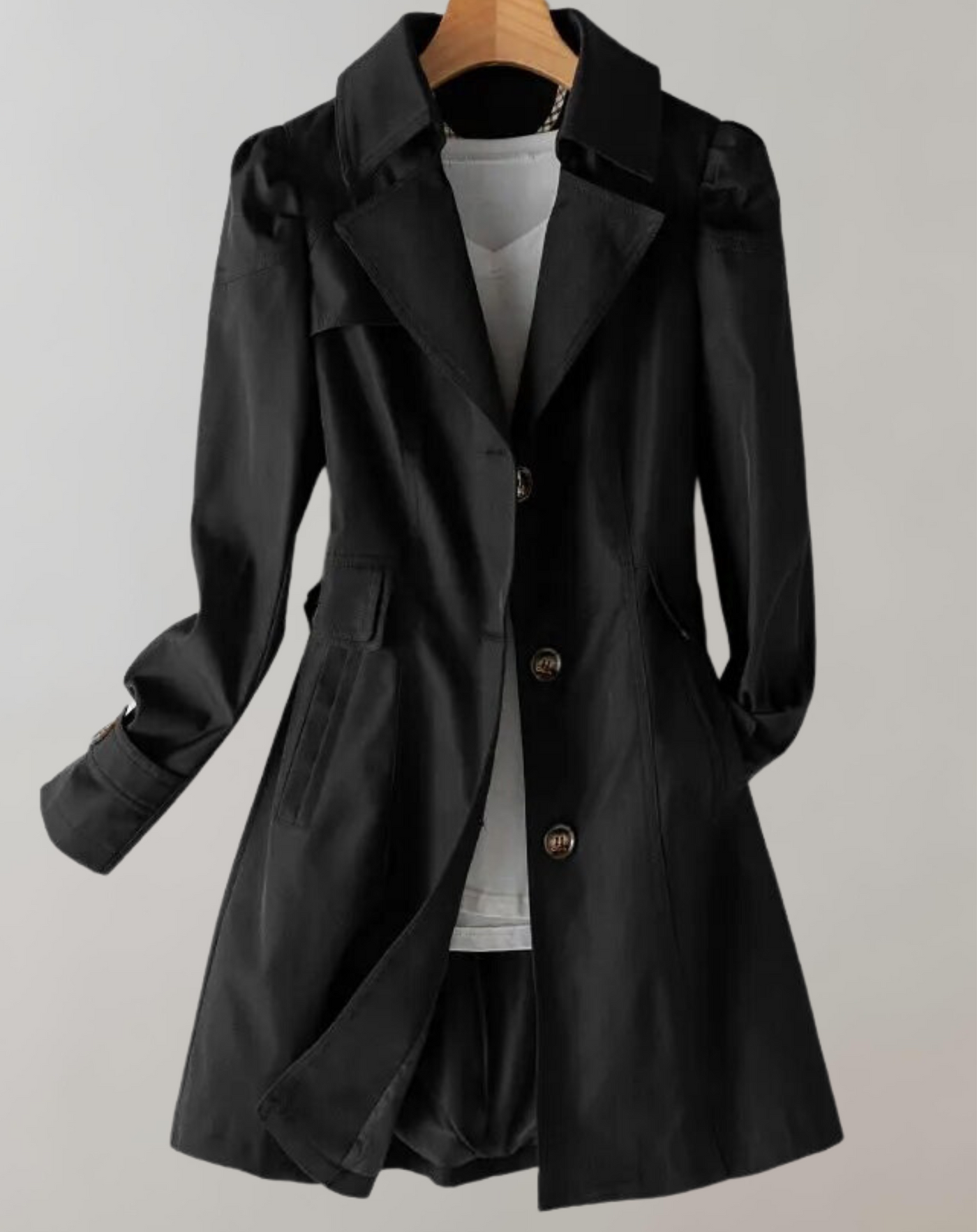 Fudus | Damen Einreihiger Trenchcoat