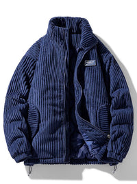 Freddy™ - Klassische Cordjacke für zeitlose Eleganz in Marineblau