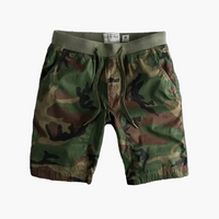 Herren-Fitness- und Freizeitshorts mit komfortablem Design in Dunkler Wald