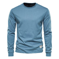 Wynne - Bequemes Langarmshirt in Hellblau