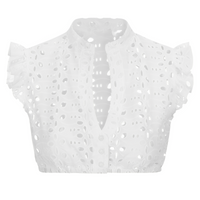 Sharla - Elegante Bluse für das Oktoberfest in Weiß 2