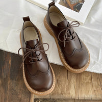 Vanessa - Klassische Oxford-Schuhe für Damen in Braun