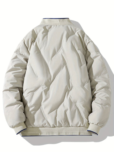 Warme Fleece-Winter-Steppjacke für Herren | Ideal für den Winter